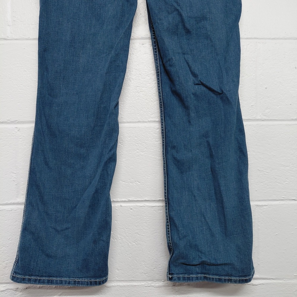 Ariat Rebar Perfect Rise Boot Jeans Womens Size 20WR Malibu Blue Riveter - Picture 6 of 16
